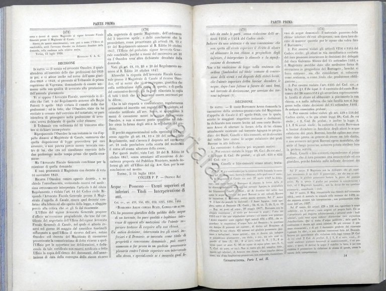 F. Bettini - Giurisprudenza degli Stati Sardi - Vol. 1 …