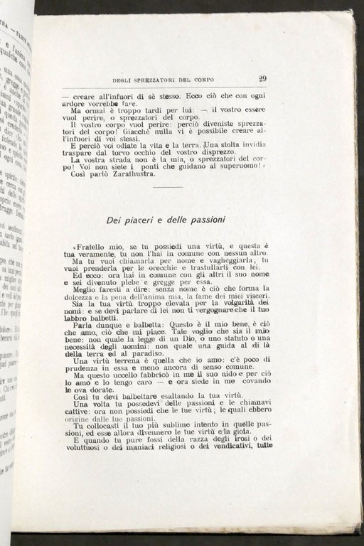 F. Nietzsche - Cosi parlo Zarathustra - Un libro per …