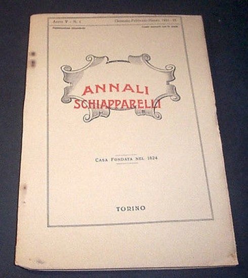 Farmacia Farmaceutica - Annali Schiapparelli - Anno V n° 1 … | Immagine principale
