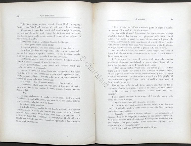 Felice Scardaccione - El Alamein - Romanzo - 1^ ed. … | Immagine Gallery 4