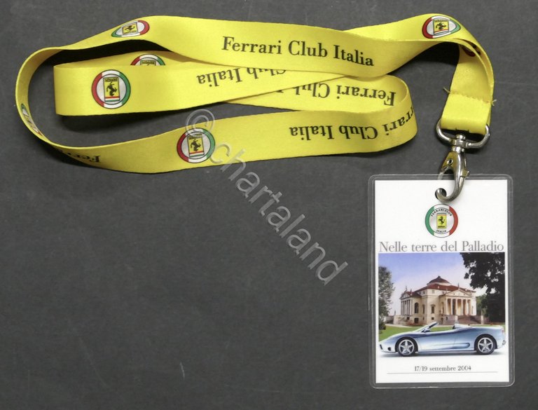 Ferrari Club Italia - Badge Partecipante - Nelle terre del …