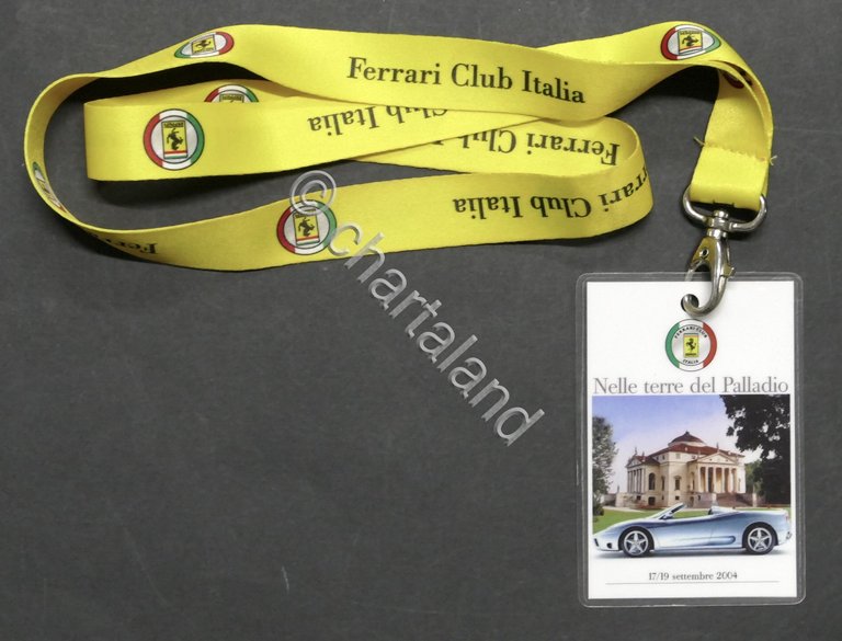 Ferrari Club Italia - Badge Partecipante - Nelle terre del …