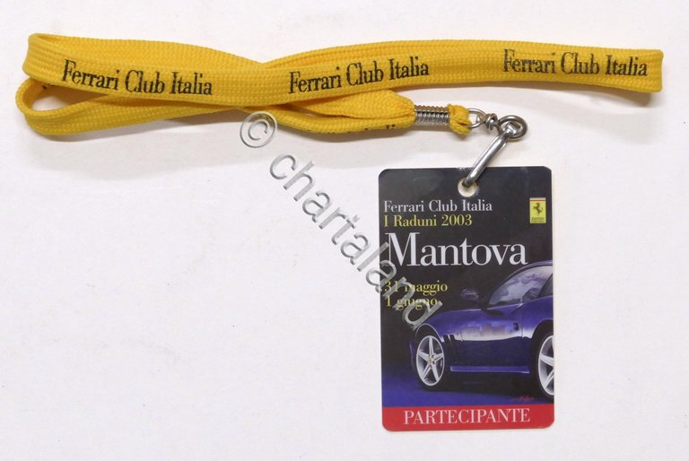 Ferrari Club Mantova - Badge Partecipante - i raduni 2003