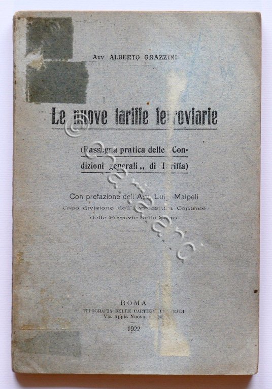 Ferrovie - A. Grazzini - Le nuove tariffe ferroviarie - … | Immagine Gallery 2