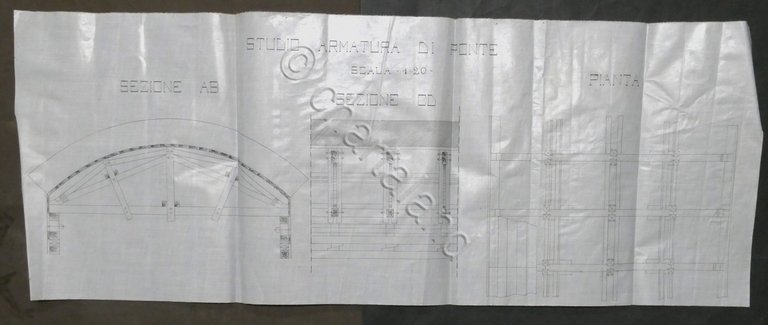 Ferrovie Disegno tecnico - Studio Armatura di Ponte: sezioni e …