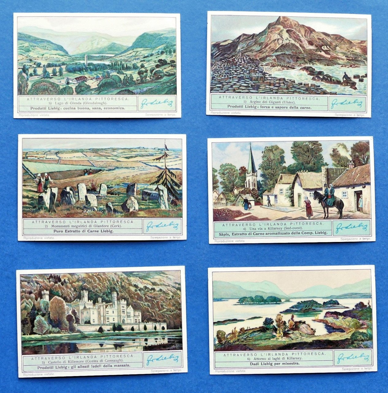 Figurine LIEBIG - Attraverso l'Irlanda pittoresca - Rif. N° 1318 | Immagine principale