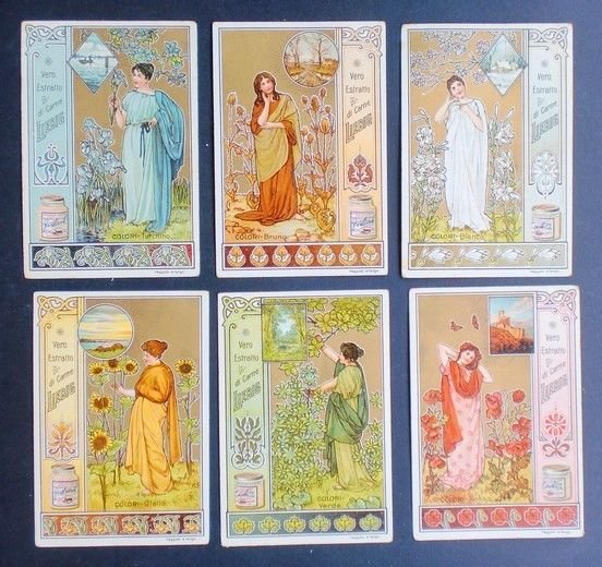 Figurine LIEBIG - Colori 2° - Rif. N° 618 | Immagine principale