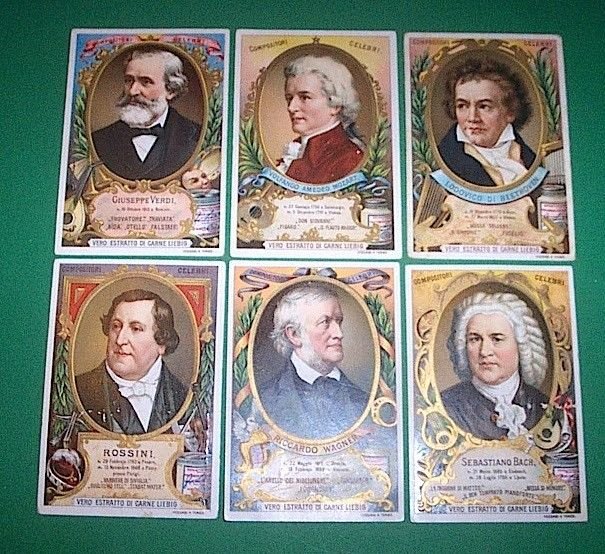 Figurine LIEBIG - Compositori Celebri - Rif. N° 374