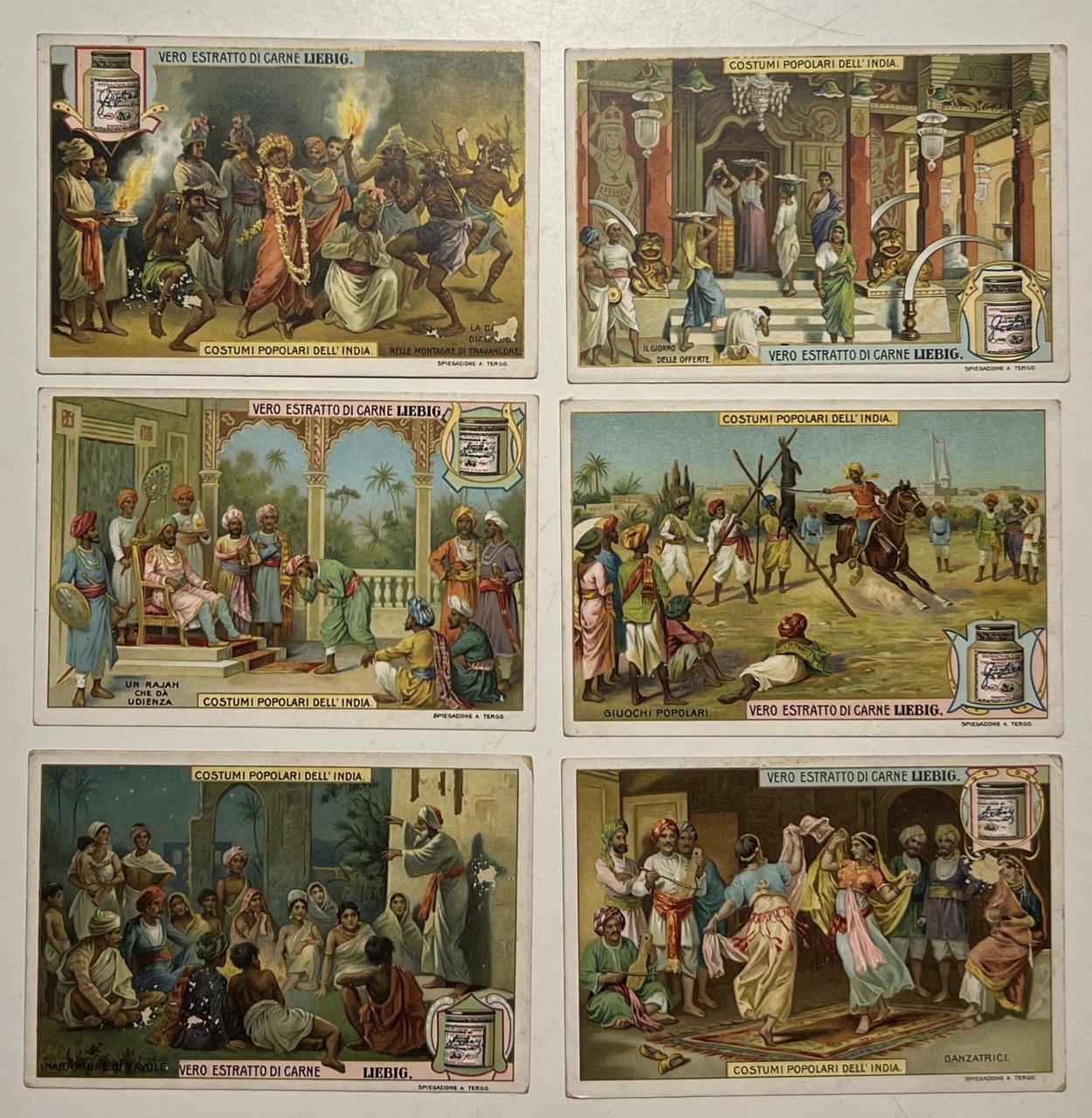 Figurine LIEBIG - Costumi Popolari dell'India - Rif. N° 810 … | Immagine principale