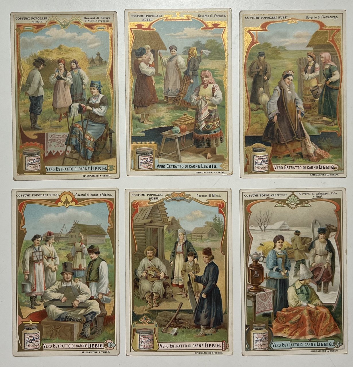 Figurine LIEBIG - Costumi Popolari Russi - Rif. N° 848 … | Immagine principale