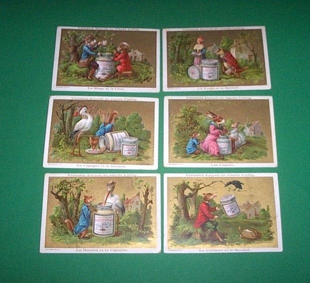 Figurine LIEBIG - Favole di La Fontaine I - Rif. …