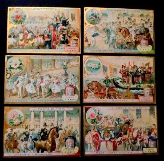 Figurine LIEBIG - Feste di Fiori - Rif. N° 731