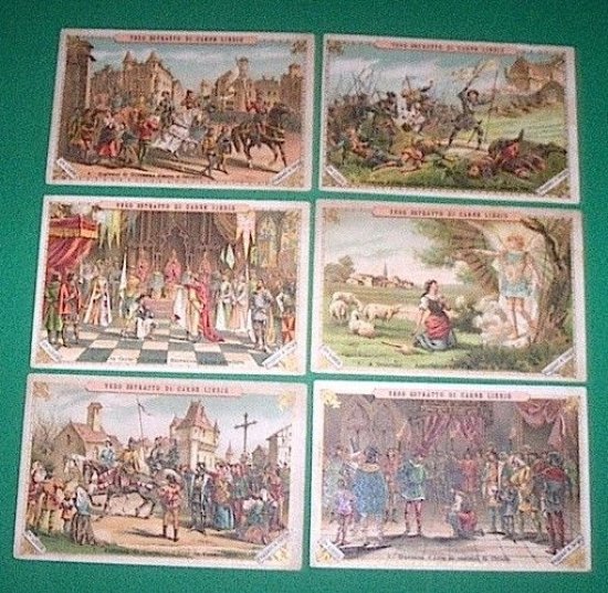 Figurine LIEBIG - Giovanna d'Arco 1° - Rif. N° 270 | Immagine principale