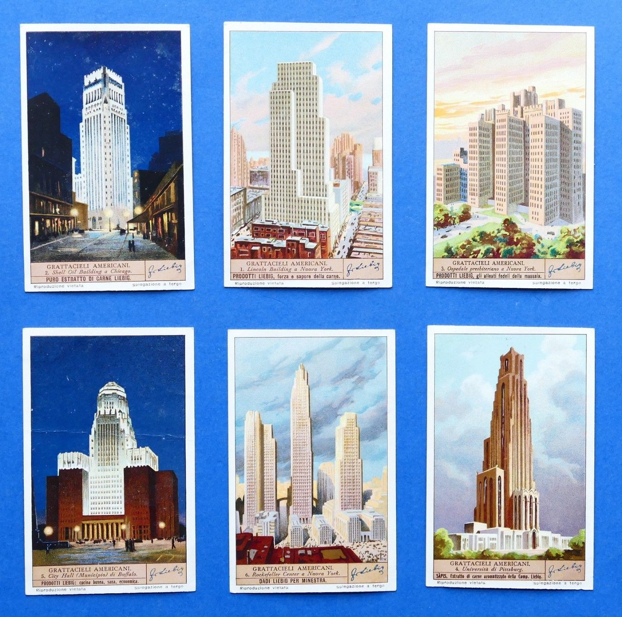 Figurine LIEBIG - Grattacieli Americani - Rif. N° 1317 | Immagine principale