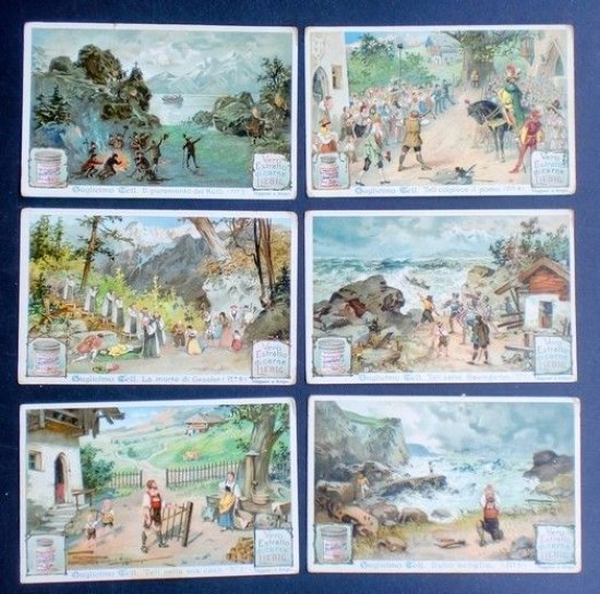 Figurine LIEBIG - Guglielmo Tell 1° - Rif. N° 634 | Immagine principale