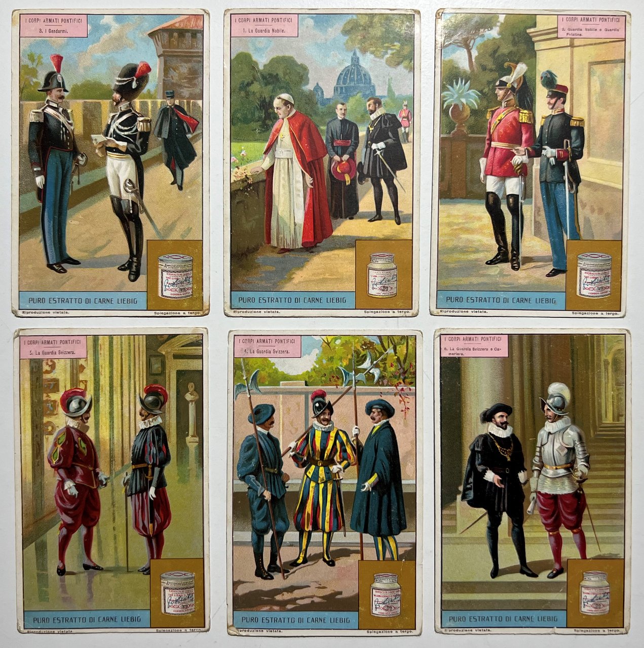 Figurine LIEBIG - I Corpi Armati Pontifici - Rif. N° … | Immagine principale