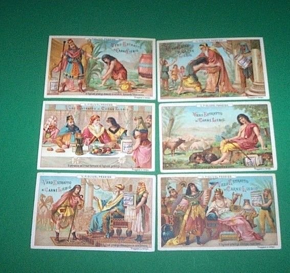 Figurine LIEBIG - Il figliuol prodigo - Rif. N° 198