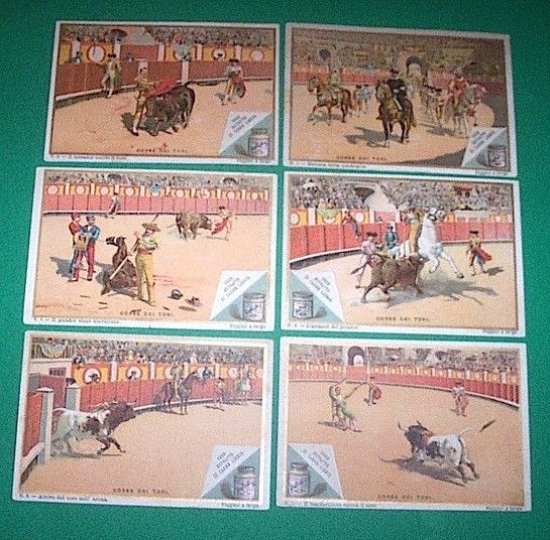 Figurine LIEBIG - La Corsa dei tori - Rif. N° … | Immagine principale