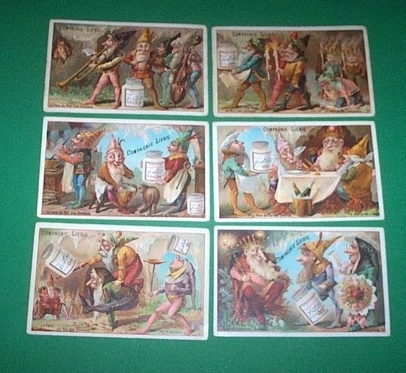 Figurine LIEBIG - La festa del re degli gnomi - … | Immagine principale