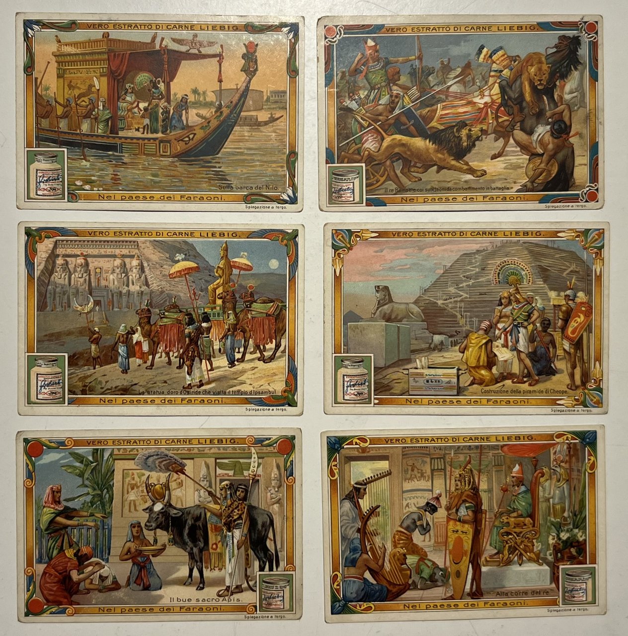 Figurine LIEBIG - Nel paese dei Faraoni - Rif. N° … | Immagine principale