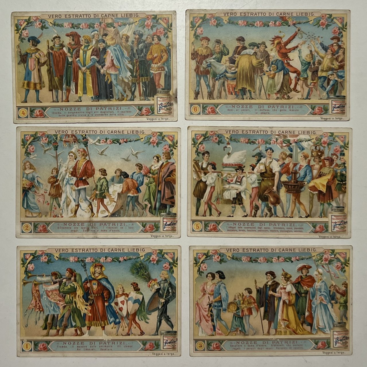 Figurine LIEBIG - Nozze di Patrizi - Rif. N° 827 … | Immagine principale