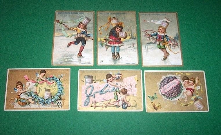 Figurine LIEBIG - Ornamenti fanciulli pattinatori Rif. N° 222 ITA … | Immagine principale