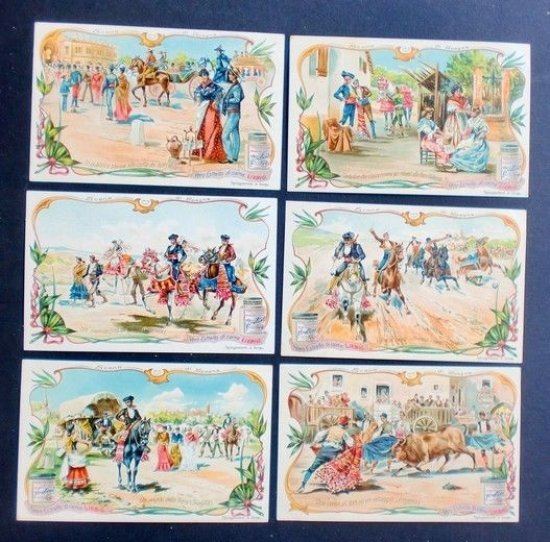 Figurine LIEBIG - Scene di Spagna - Rif. N° 796 | Immagine principale