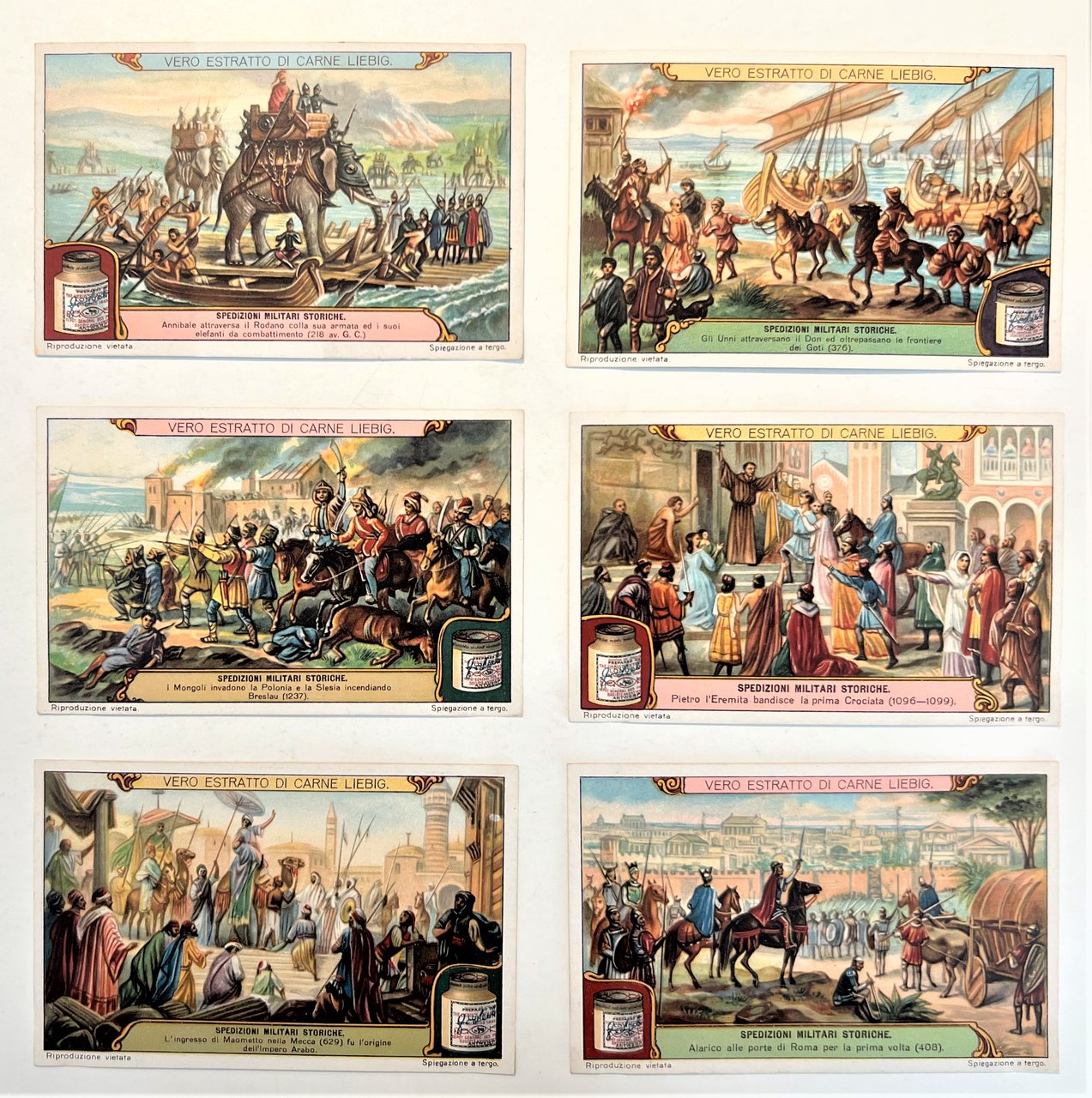 Figurine LIEBIG - Spedizioni Militari Storiche - Rif. N° 1162 …