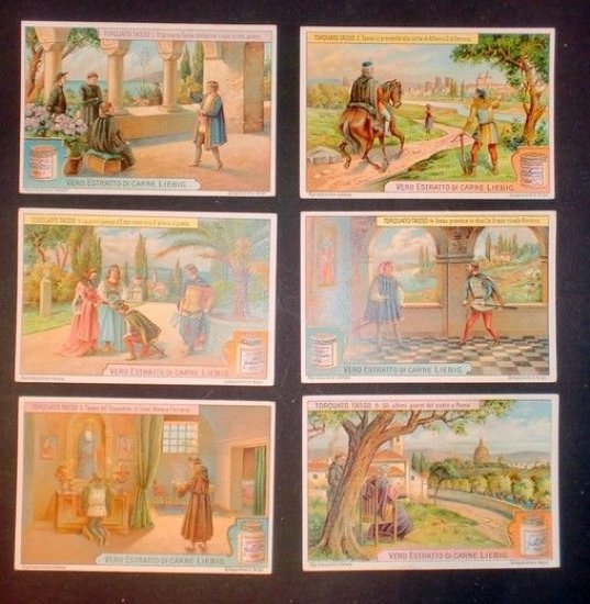 Figurine LIEBIG - Torquato Tasso - Rif. N° 1151 | Immagine principale