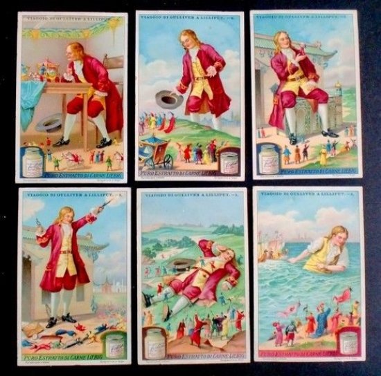 Figurine LIEBIG - Viaggio di Gulliver a Lilliput - Rif. … | Immagine principale