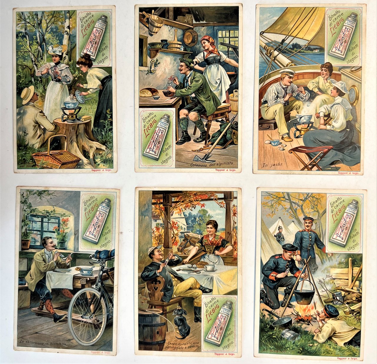 Figurine LIEBIG Rif. N° 730 Estratto di carne Liebig in …