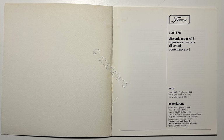 Finarte Asta 478 - Disegni, acquerelli e grafica numerata di … | Immagine Gallery 4