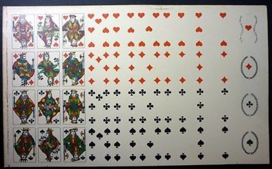 Foglio Carte da Gioco - Pignalosa Napoli - 1940 ca. | Immagine principale