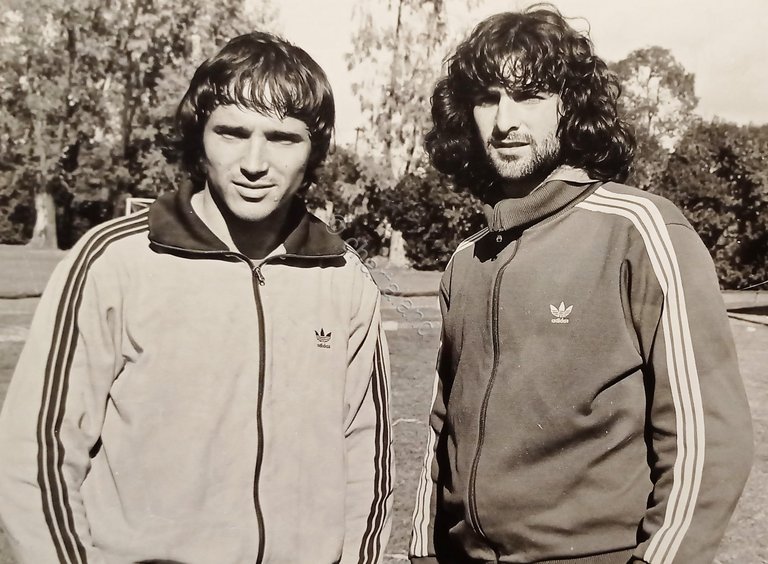 Foto Agenzia - Calcio dell'Argentina - Daniel Bertoni e Mario Kempes - 1978 ca.