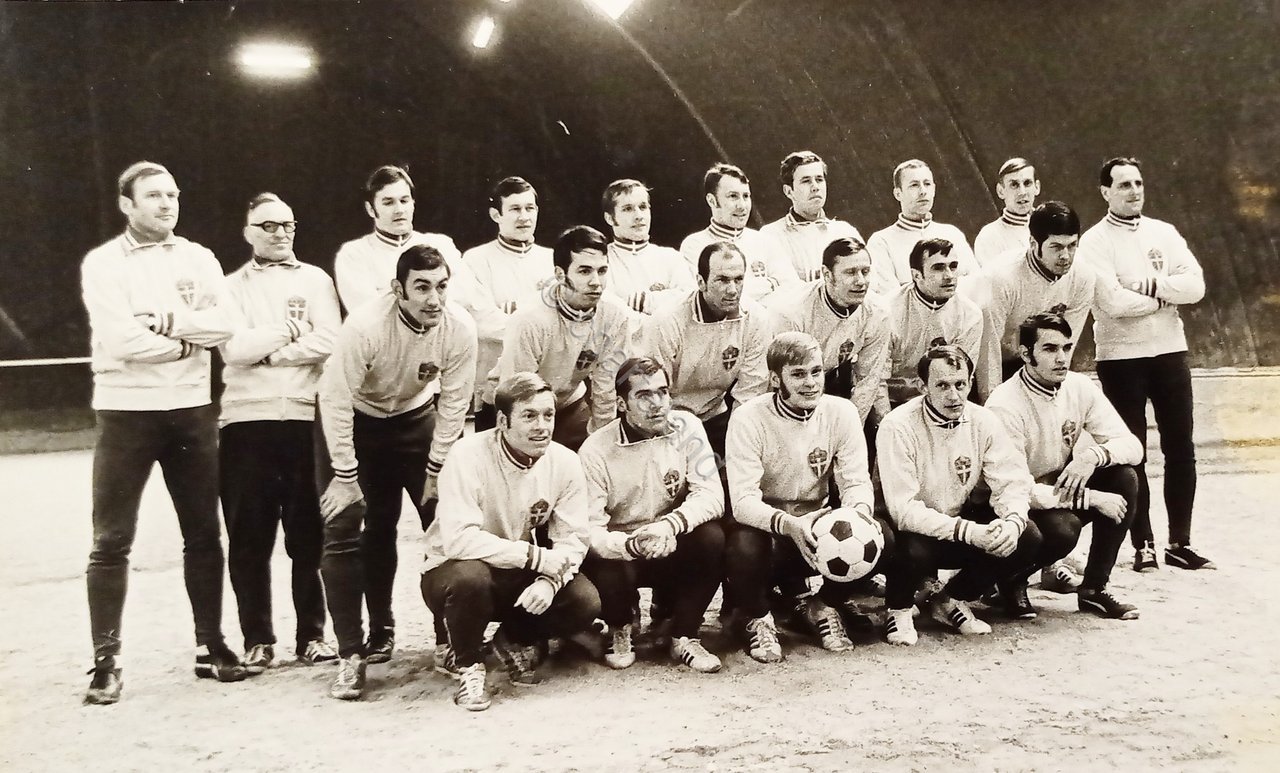Foto Agenzia - Nazionale di Calcio della Svezia - 1970 …