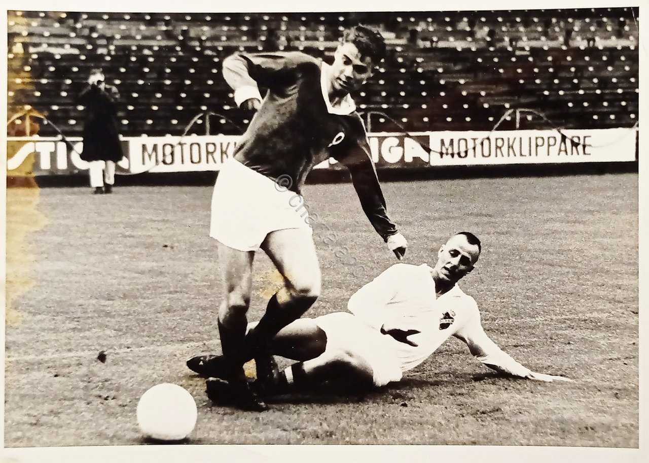 Foto Agenzia Calcio Svezia - Calciatore Roger Magnusson Anni '70