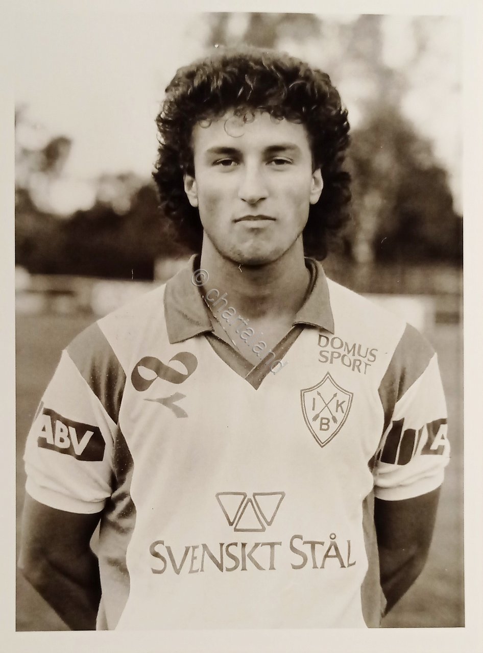 Foto Agenzia Calcio Svezia Brage - Bernard Broic - 1980 …