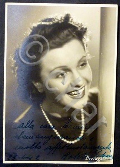 Foto Autografo Attrice Rosetta Pedrani - 1942 | Immagine Gallery 2