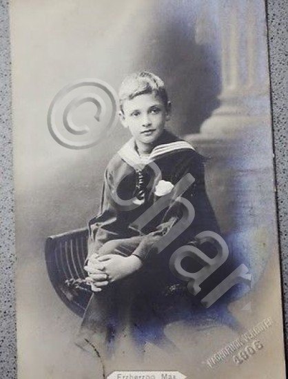 Foto Cartolina - Arciduca Max Massimiliano 1906