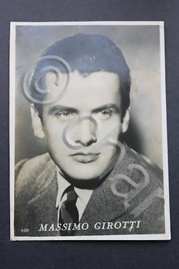 Foto cartolina - epoca - cinema attore Massimo Girotti anni …
