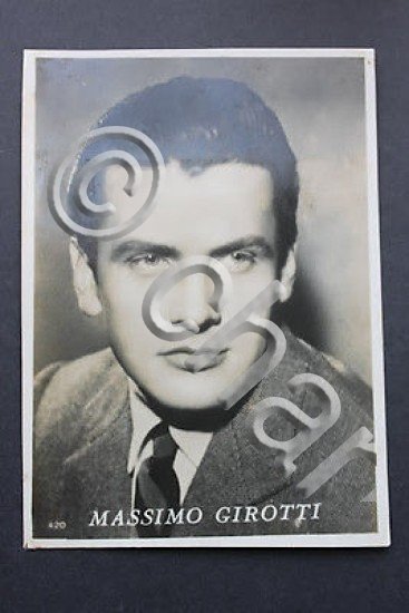 Foto cartolina - epoca - cinema attore Massimo Girotti anni …