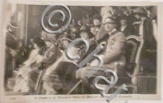 Foto cartolina - Il Conte e La Contessa Calvi di …