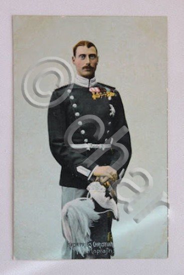Foto cartolina - Principe ereditario Christian - Kaprajn 1910 ca