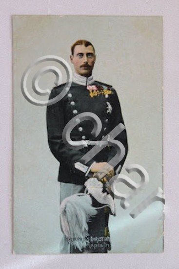 Foto cartolina - Principe ereditario Christian - Kaprajn 1910 ca