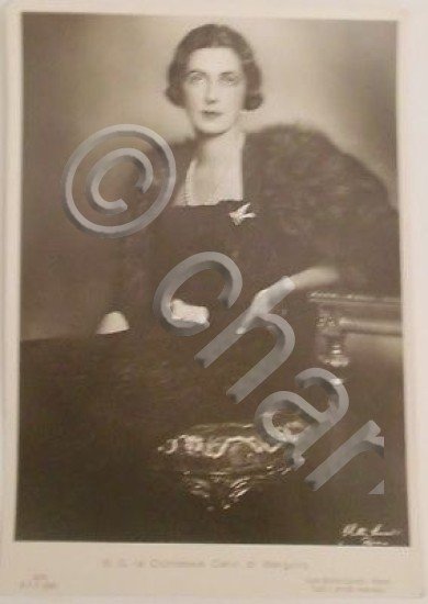 Foto cartolina - S. E. La Contessa Calvi di Bergolo …