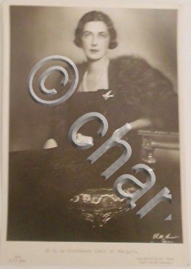 Foto cartolina - S. E. La Contessa Calvi di Bergolo …