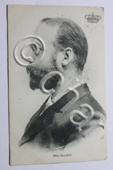 Foto cartolina - Valdemar principe di Danimarca 1909