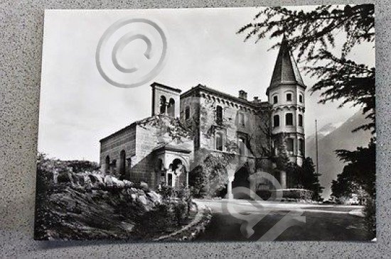 Foto cartolina Aosta Castello Duca degli Abruzzi scuola militare anni …