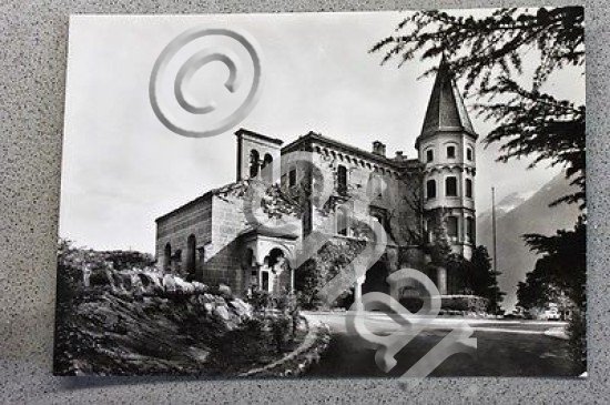 Foto cartolina Aosta Castello Duca degli Abruzzi scuola militare anni …