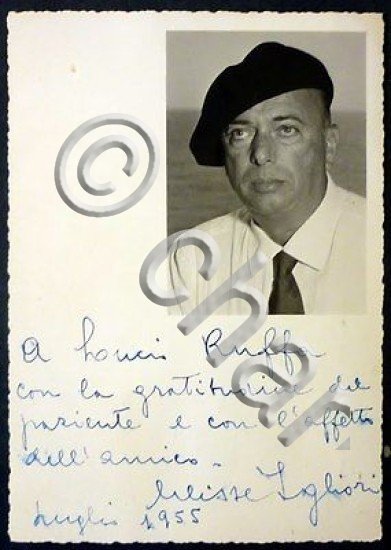 Foto Cartolina Arditi Marcia Roma Autografo Ulisse Igliori - 1955 …